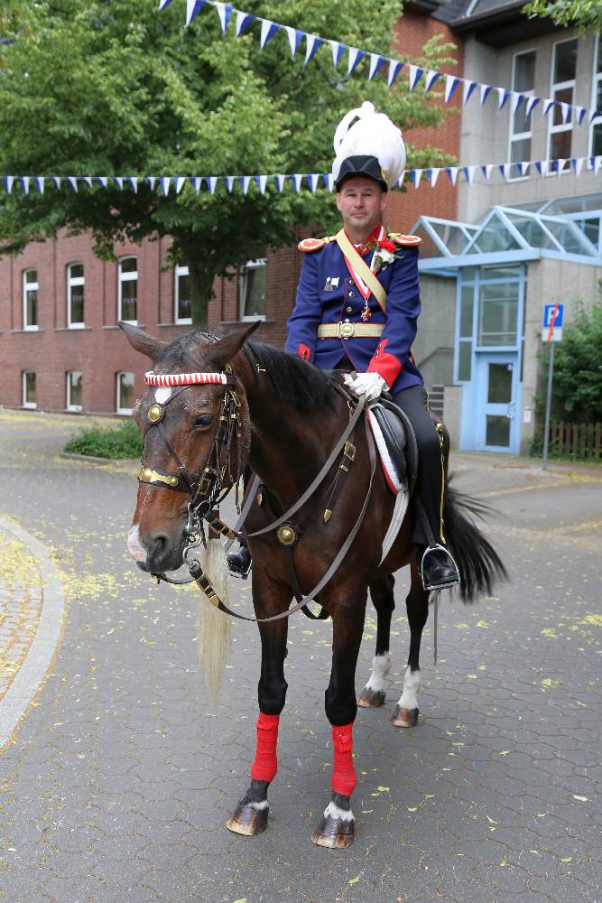 Major Helmut Krüll und Adjutant Ulrich Stange